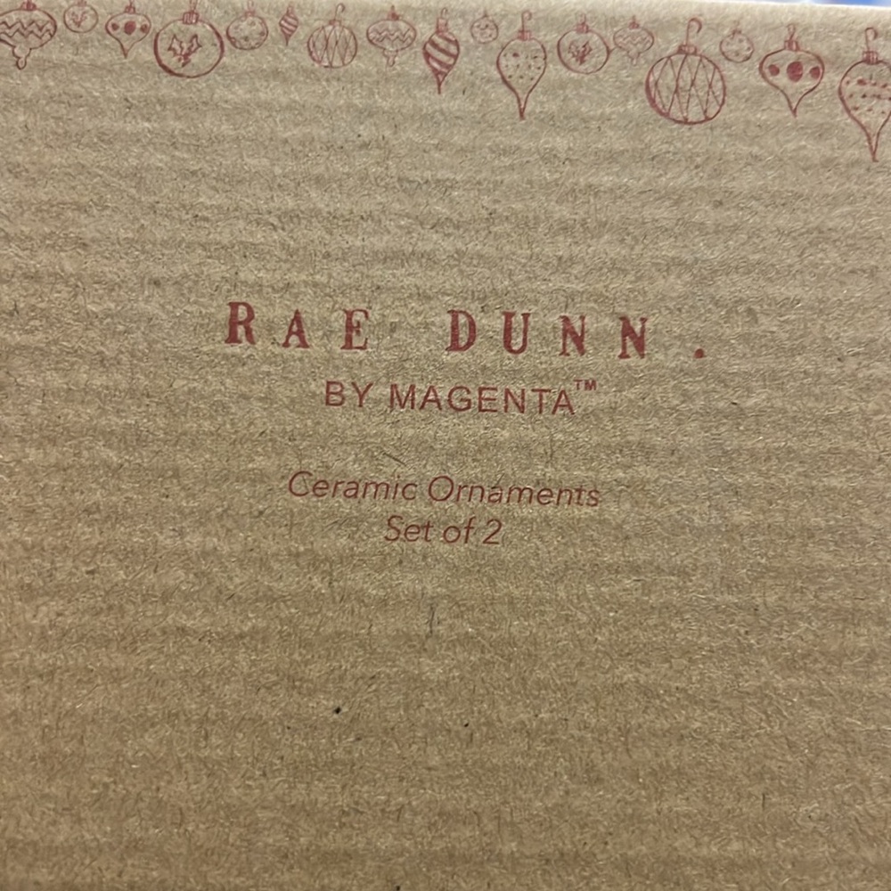 RAE DUNN ceramic ornaments - Picture 5 of 6